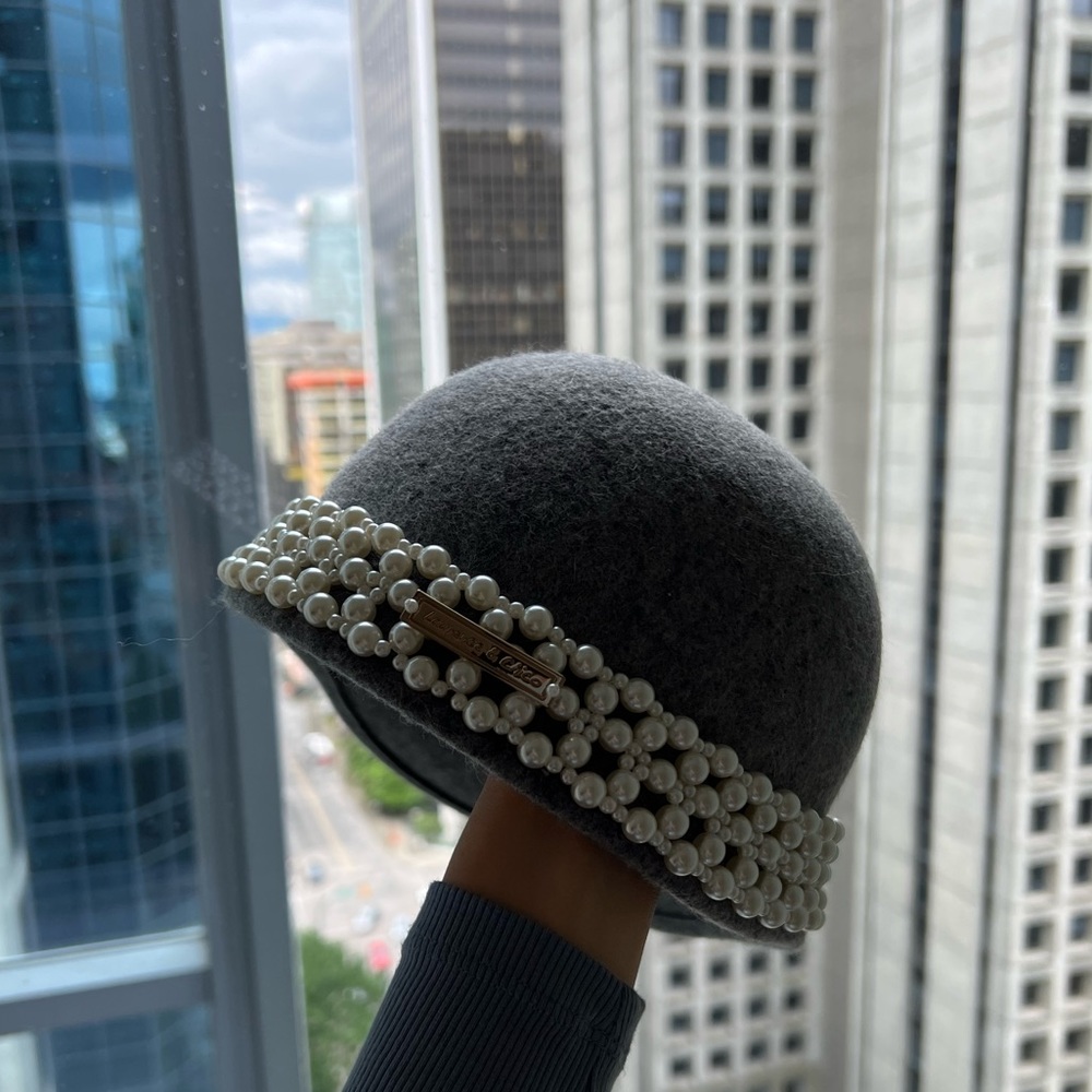 Laurence and chico sold out pearl hat.